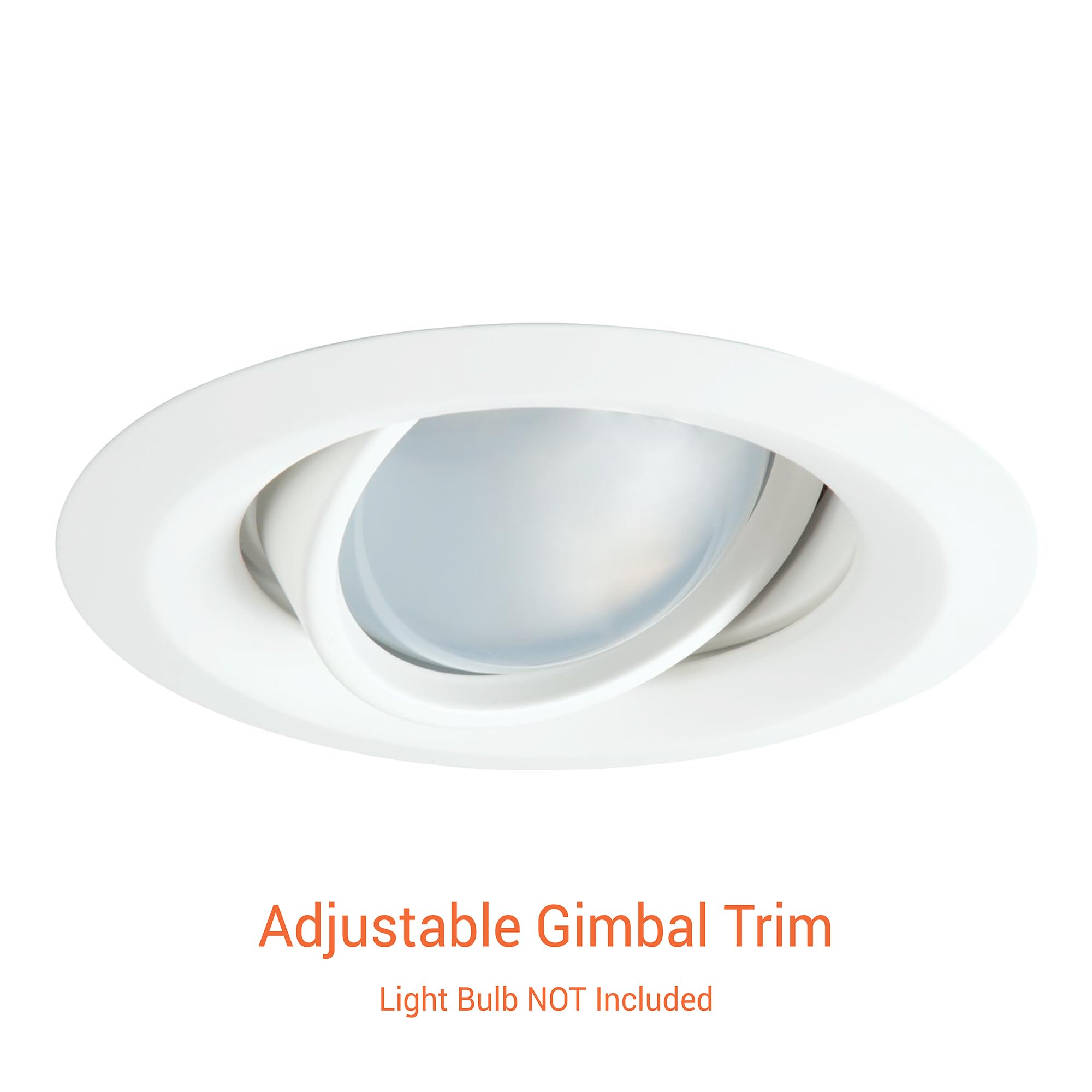 HALO E26 Series 5 in. White Recessed Ceiling Light Self Flanged